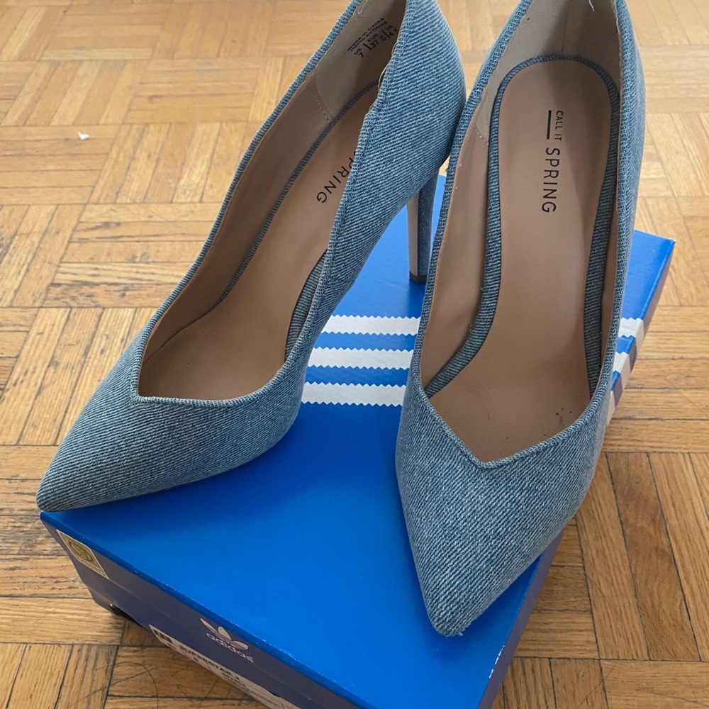 Spring Denim Heel - Picture 5 of 5